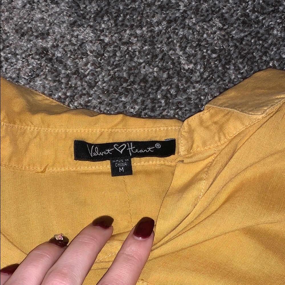 Yellow Button Up - Picture 6 of 7